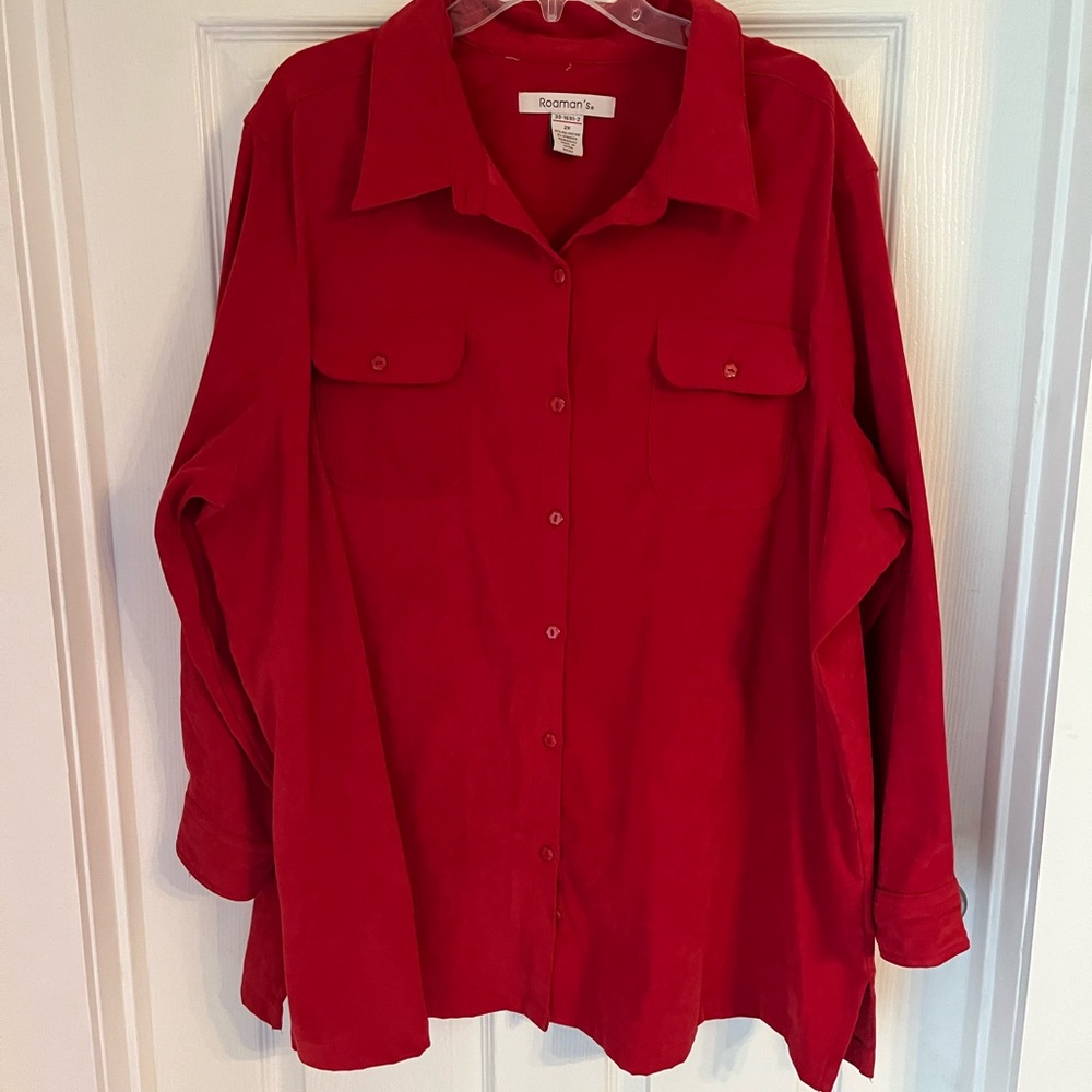 Roaman's plus blouse